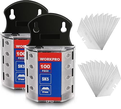 Miniatura 10 de WORKPRO - Dispensador cuchillas para navajas acero SK5 100 unidades por paquete