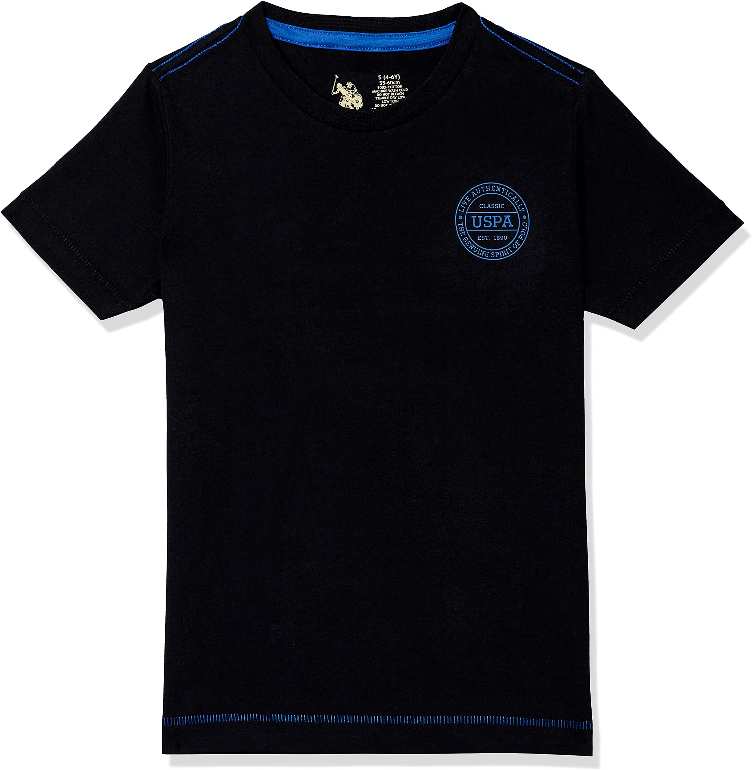 Men's IKEA Boys Ribbed Neck Cotton Lounge T-Shirt - Pack of 1