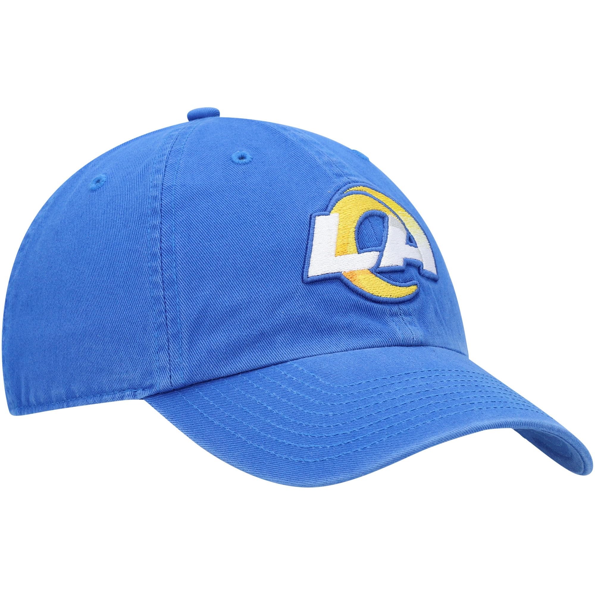 Cappello regolabile Royal Los Angeles Rams Clean Up Primary LA '47 da uomo