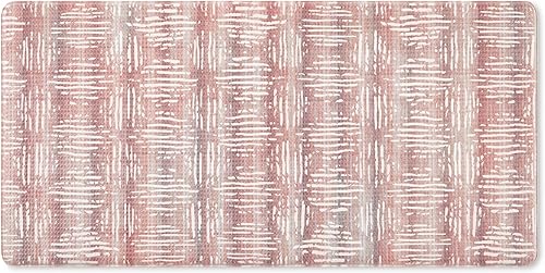 TOWN & COUNTRY BASICS Comfort Plus Boho Geo - Tapete cómodo antifatiga, tapete de cocina, tapete de escritorio de pie, respaldo antideslizante,