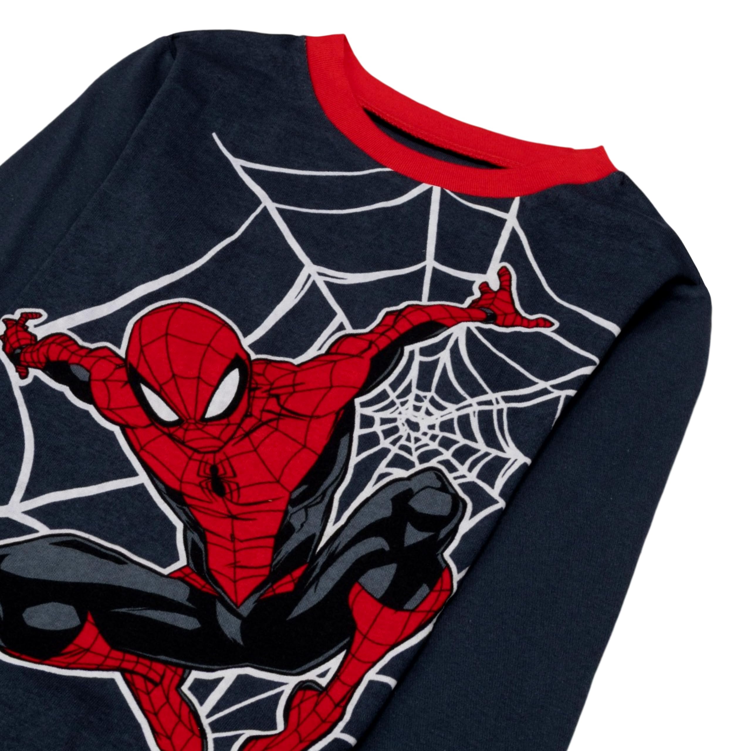 Marvel Pidżama — zestaw Chłopcy 4-piece Snug-fit Cotton Superhero Pajama Set, Soft & Cute for Kids