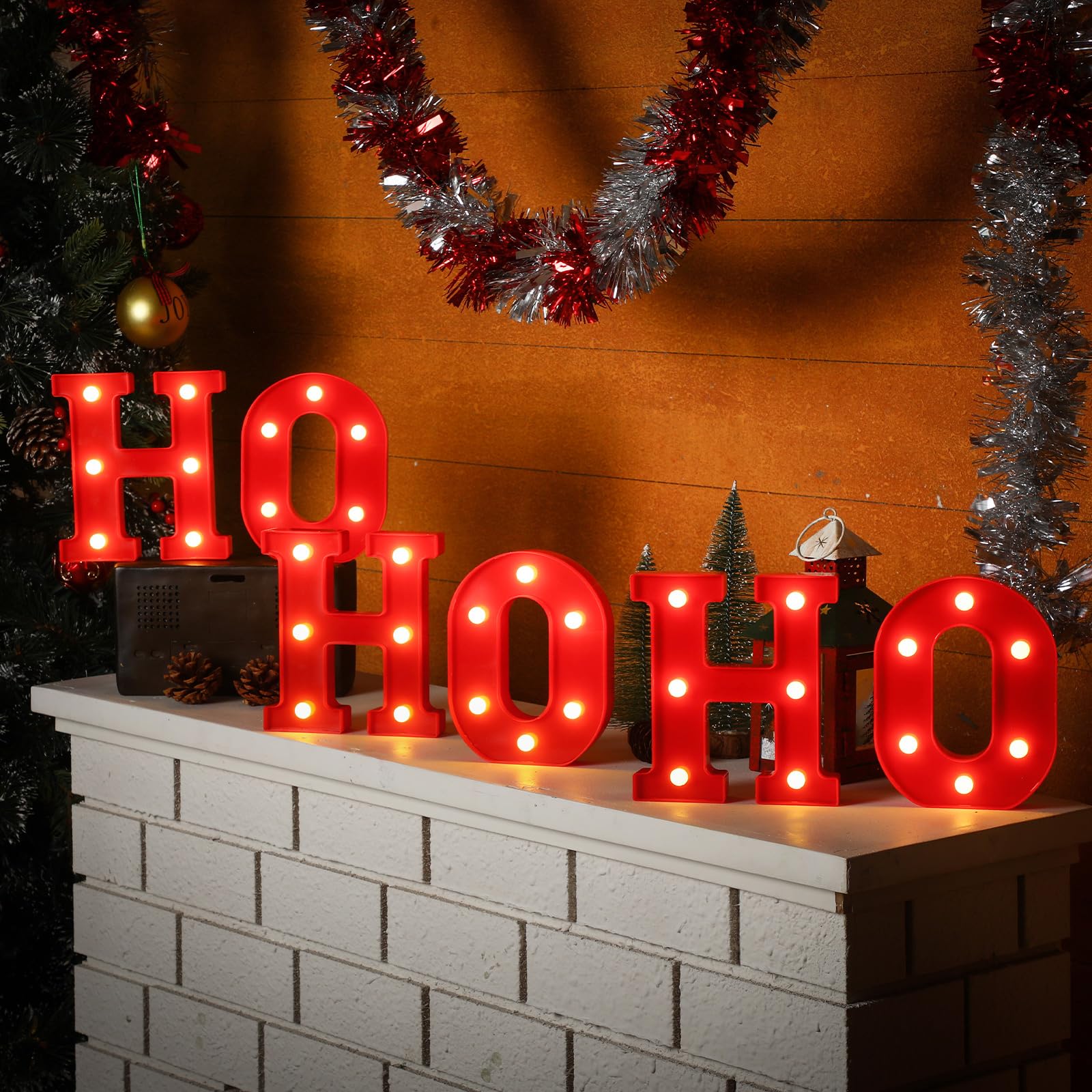Amazon.com: VIHOSE Christmas LED Letter Lights Sign Table Indoor