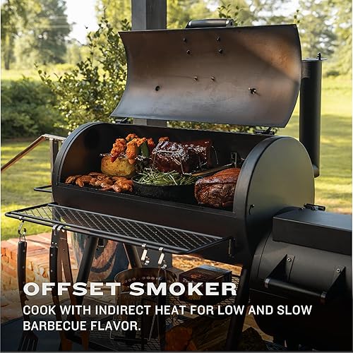 Miniatura 8 de Oklahoma Joes Highland 24203003 - Ahumador y parrilla de flujo inverso