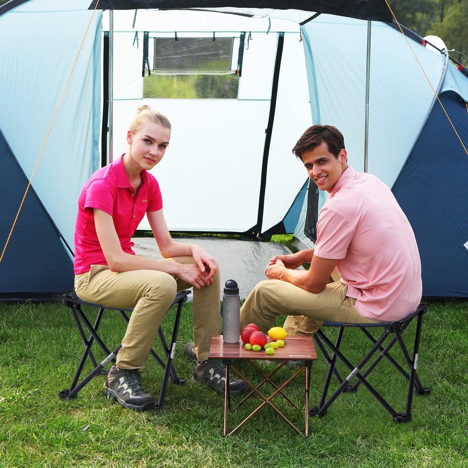 Amazon.com : AILLOVCOL Folding Camping Stool Portable Chair Mini