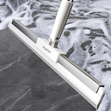 Rubber Squeegee Broom for Floor,62" Long Handle Window Squeegee, Silicone Pet Hair Remover,Magic Squeegee Broom for Indoor Cleaning,Cleans Glass, Hair, fine dust, Liquids, Suitable Smooth Floors, Rugs