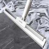 Rubber Squeegee Broom for Floor,62 Long Handle Window Squeegee, Silicone Pet Hair Remover,Magic Broom for ...
