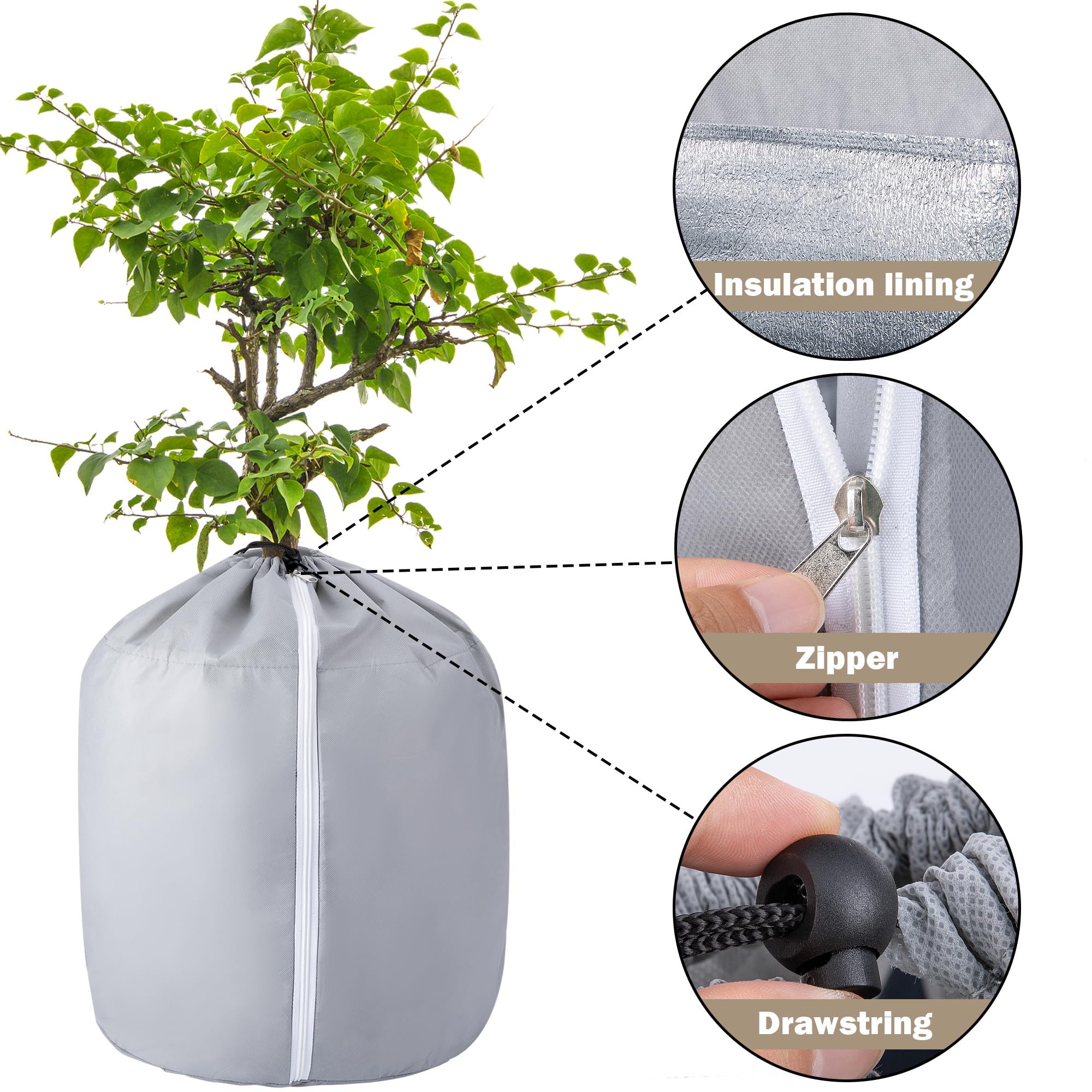 Borsa Di Protezione Per Tenda Da Sole, Copertura Protettiva Antipolvere Per Tenda Da Sole Da 4 M Copertura Per Tenda Da Sole Grigia Protezione Impermeabile In Verde Invernale 87749364