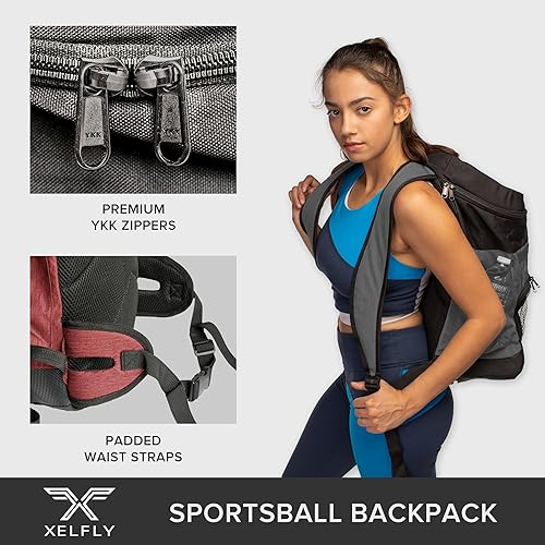 Miniatura 6 de Mochila de baloncesto con compartimento para pelotas