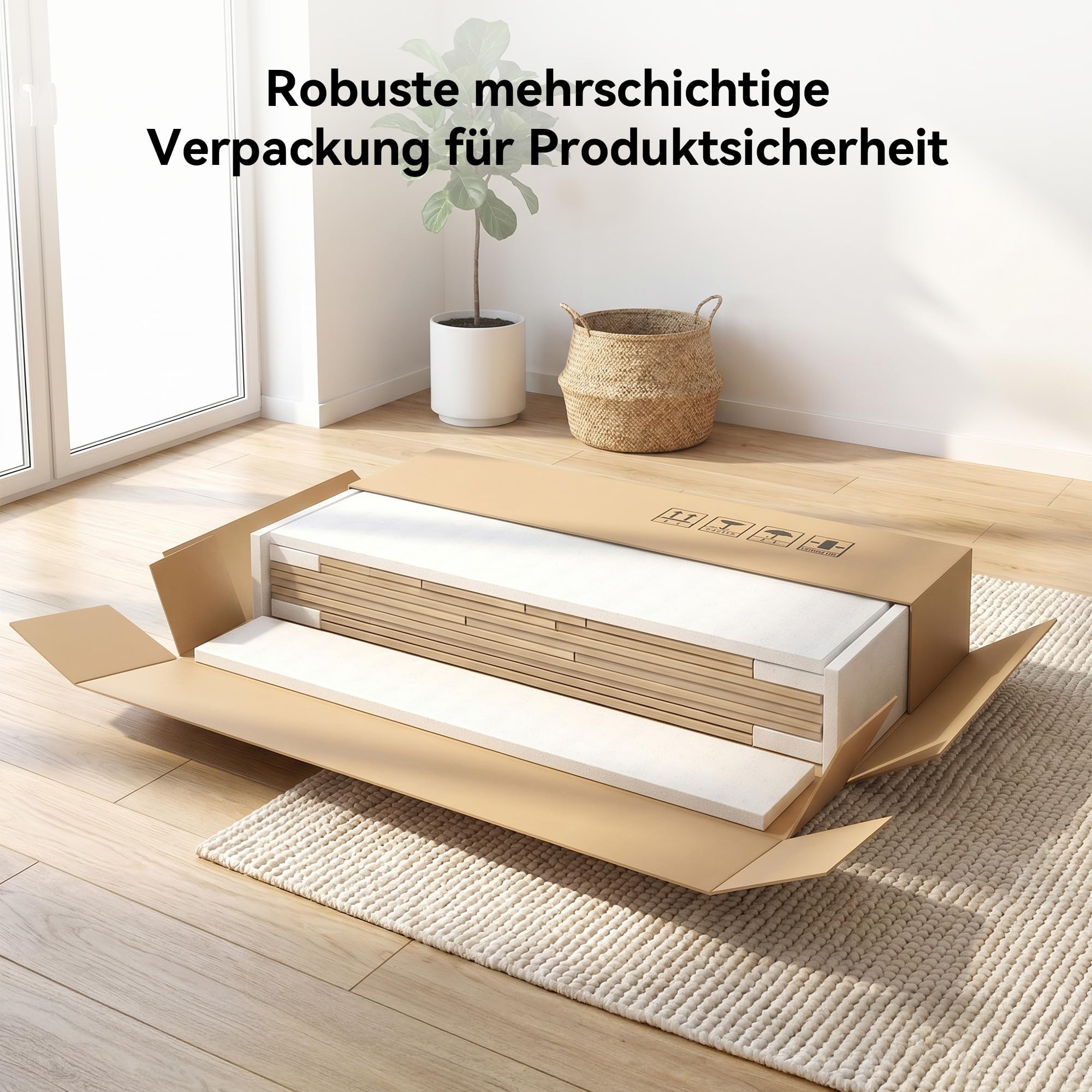 Hawthyhome Weiß Schminktisch mit Beleuchtun und Ladestation, Moderner Frisiertisch mit 2 Riffel-Schubladen und Ablagen, 3 Lichtmodi, Kosmetiktisch mit Massivholzbeinen für Schlafzimmer