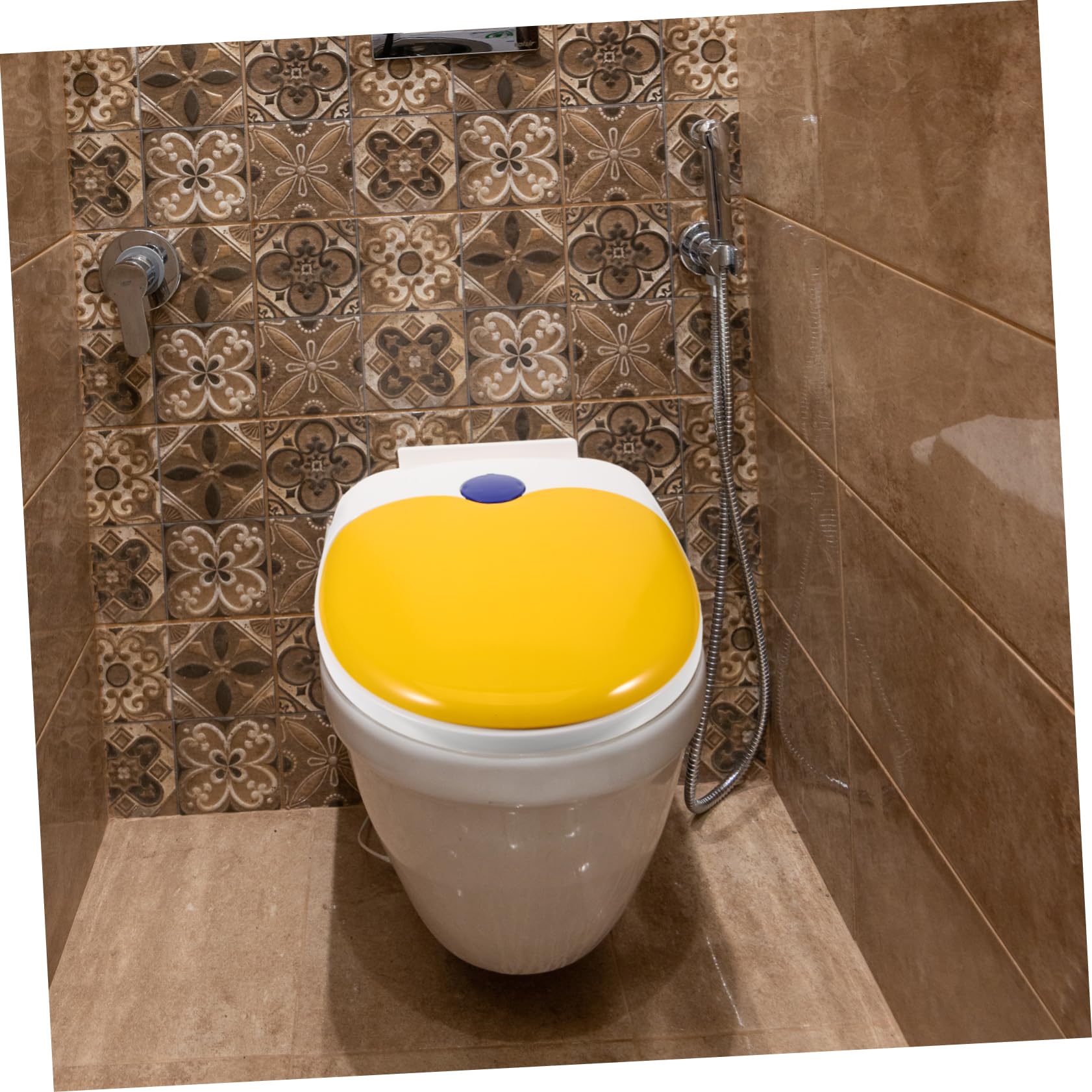 UKCOCO Orinal De Viaje Asiento De Inodoro De Viaje Cubiertas De Asiento De Inodoro Cubierta De Asiento De Inodoro En Forma De u Tapa del Orinal Páginas Espesar Asiento del Baño Niño