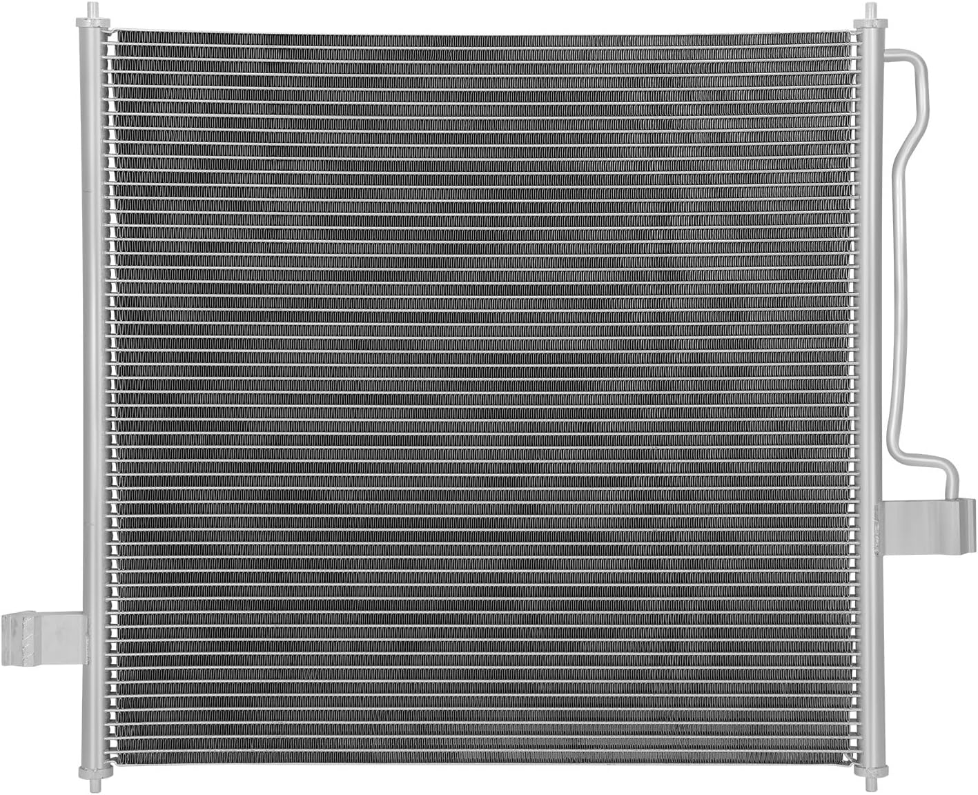 DNA MOTORING Aluminum Air Conditioning A/C Condenser Compatible with Ford Explorer 2002-2010 / Explorer Sport Trac 2007-2010, 4.0L V6 4.6L V8, FO3030139, OEM-CDS-3056