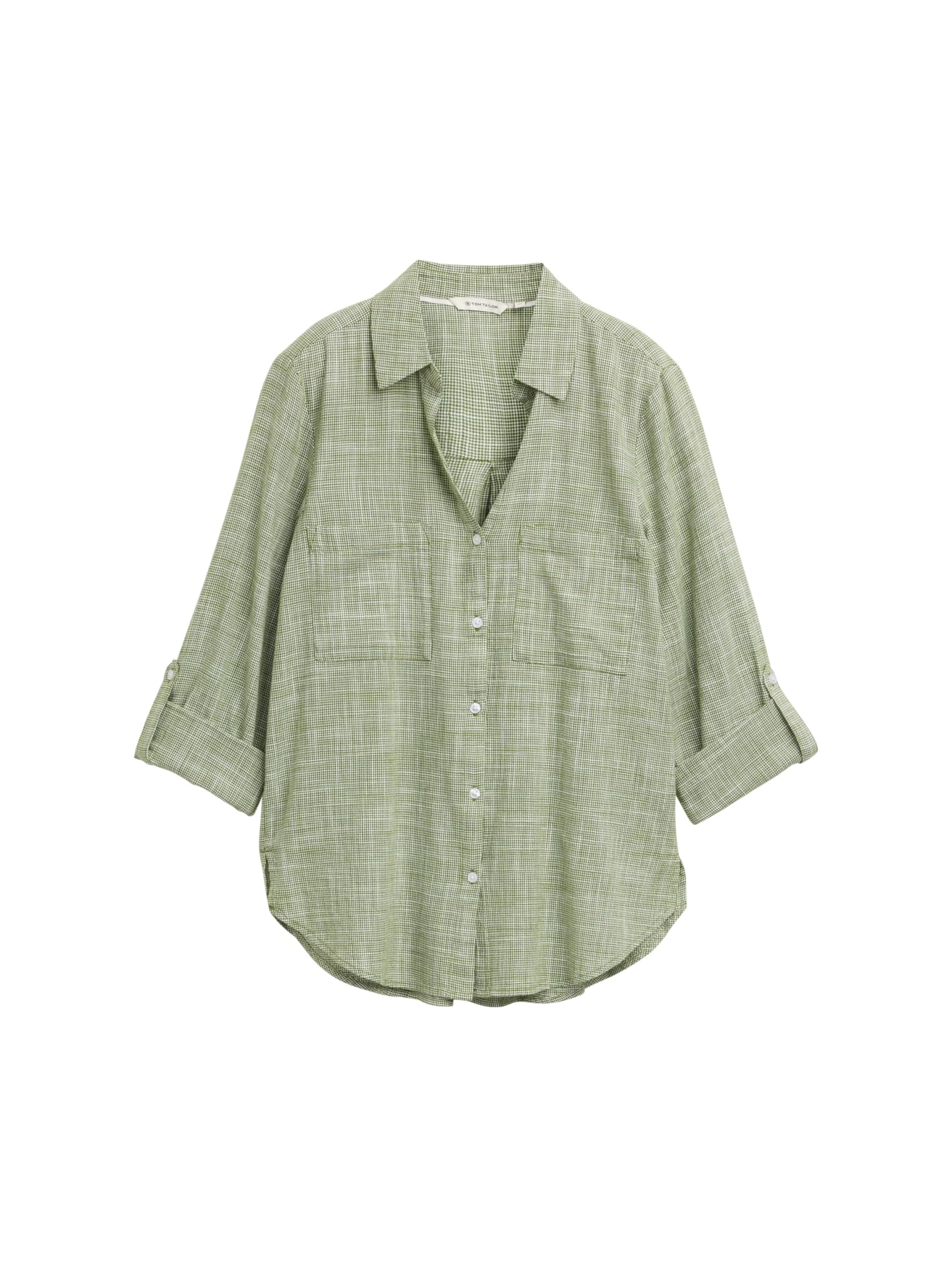 TOM TAILOR Bluzka damska, 38802 - Deep Ivy Green, 38