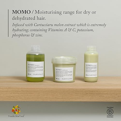 Miniatura 4 de Davines MOMO Shampoo Gentle Moisturizing Cleanser For Dry And Dehydrated Hair Add Softness And Shine