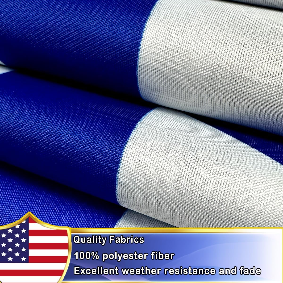 VOLTA Double Sided Israel Flag 3x5 feet, outdoor, heavy duty, triple polyester with canvas header, brass grommets, durable indoor/outdoor Israel flag