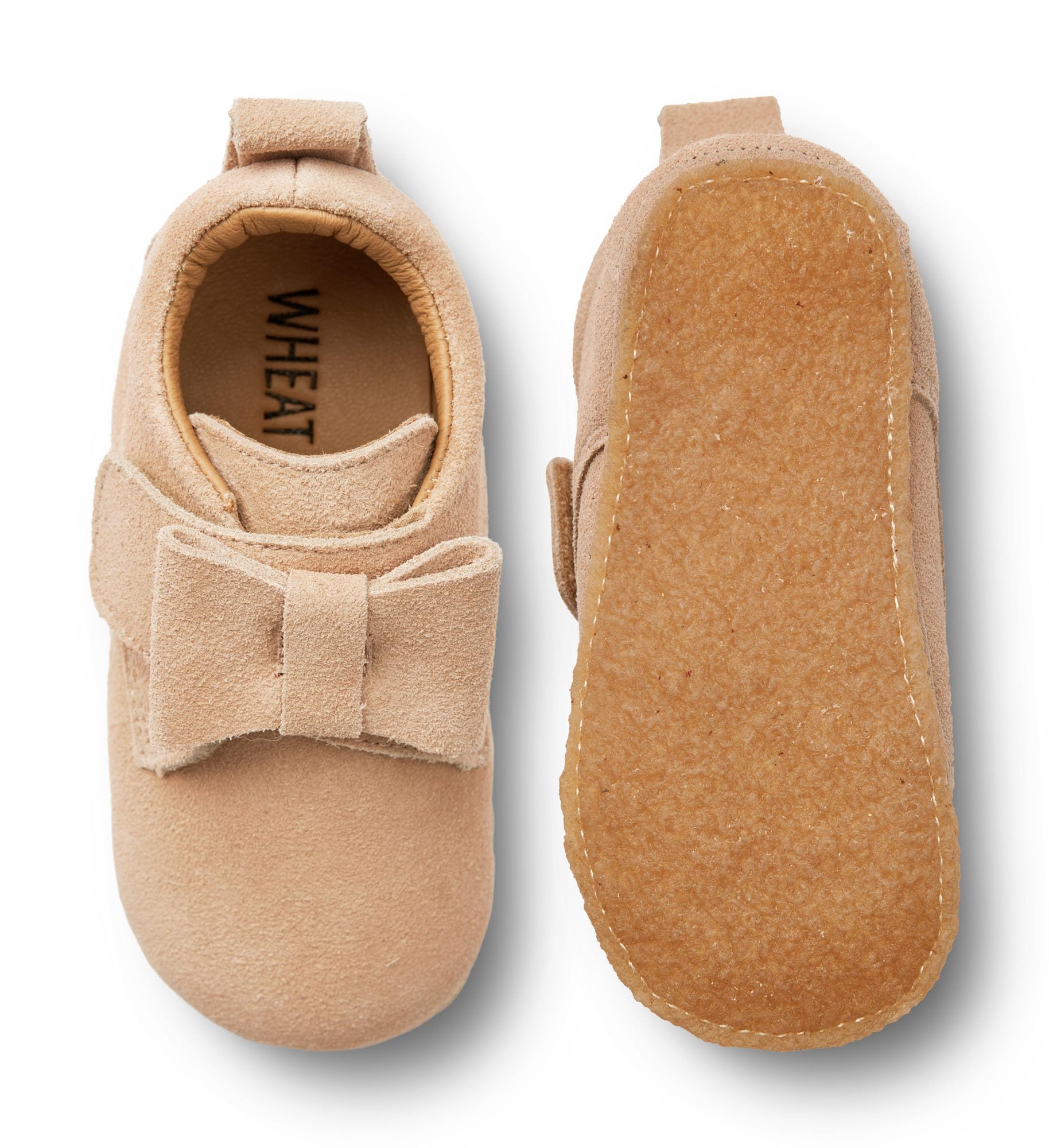 Wheat Pantofole, 100% Pelle Scamosciata, Traspiranti, Unisex-Bambini e Ragazzi