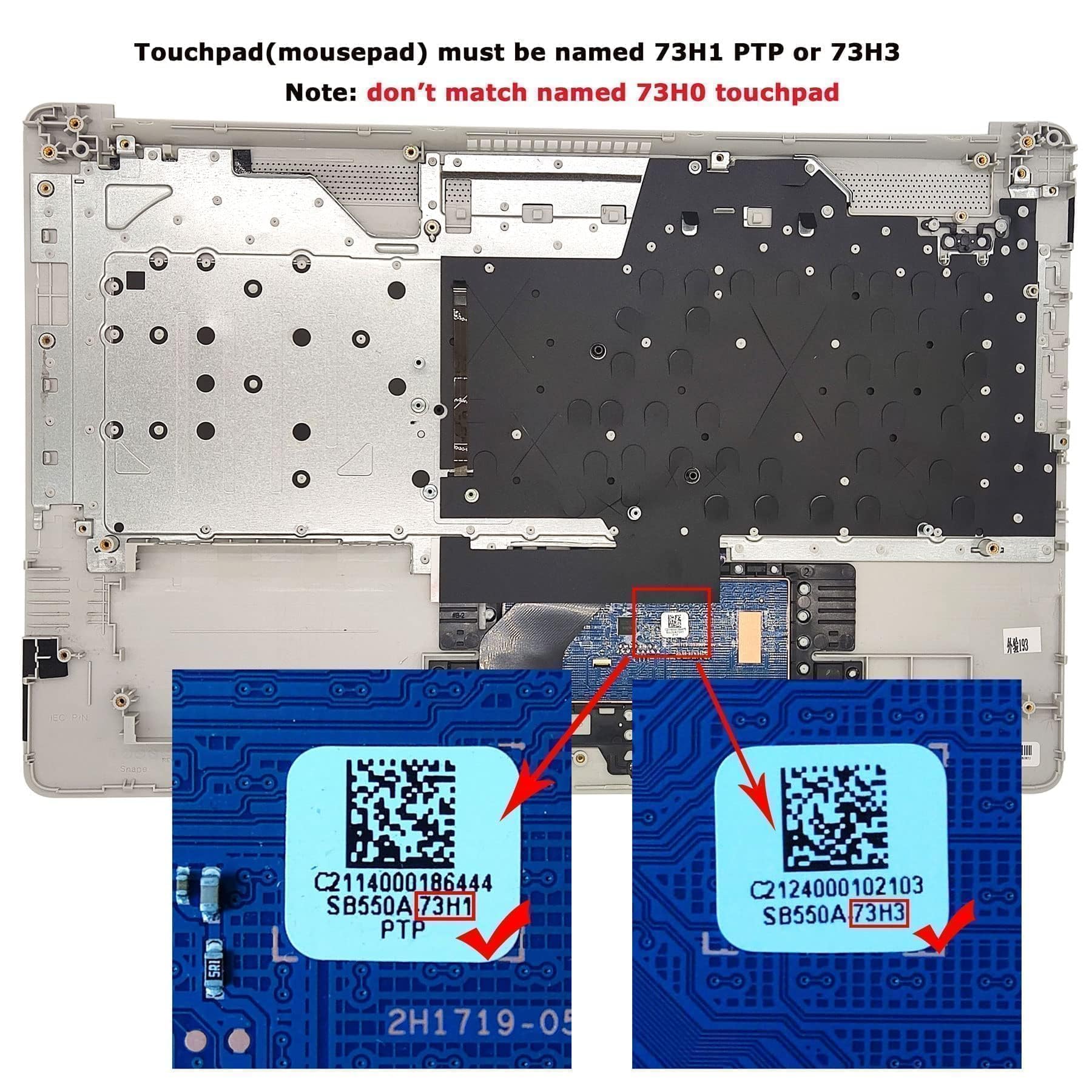 Amazon.com: Replacement Upper Case Palmrest for HP 17-by 17T-by 17