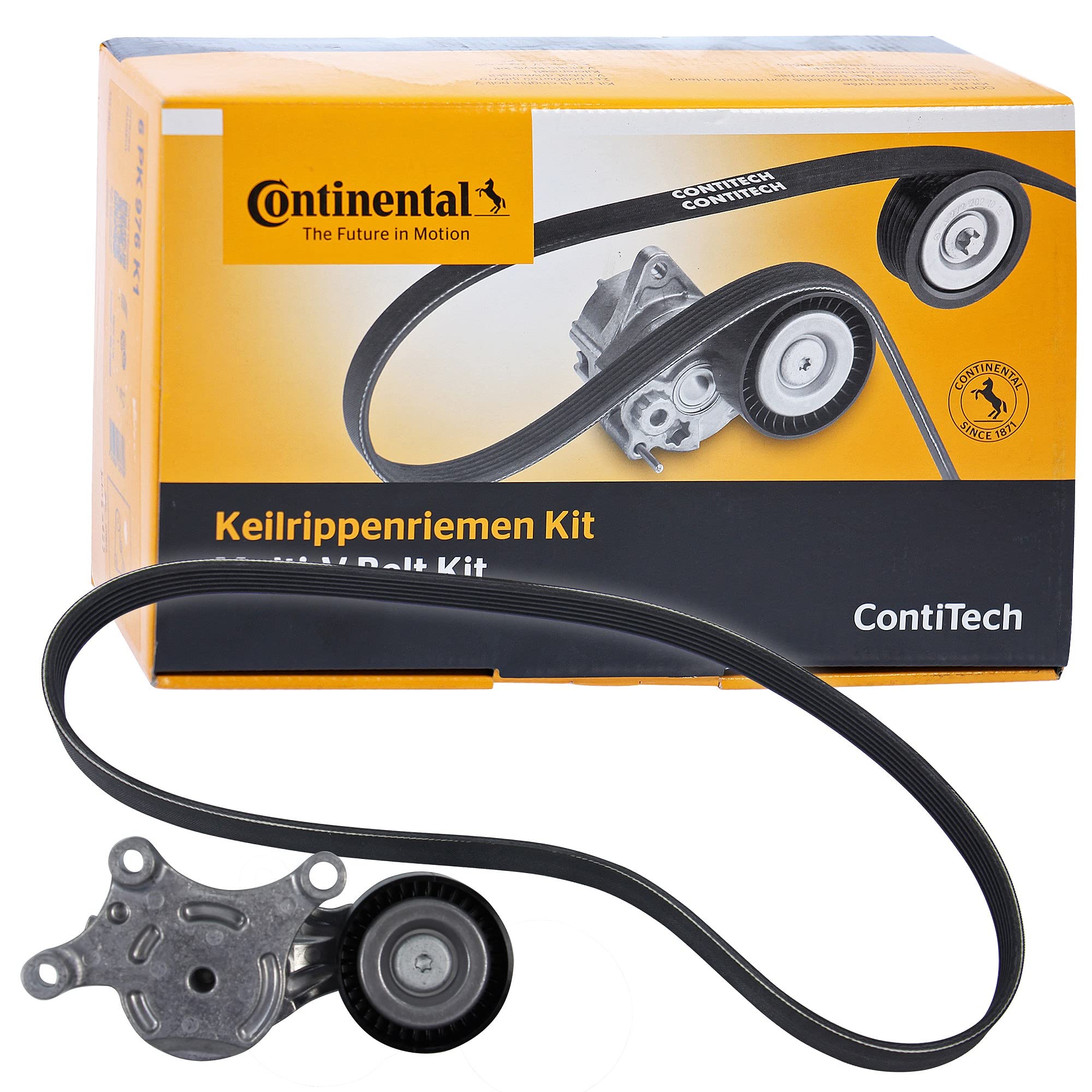 1x Original CONTITECH Keilrippenriemen – Satz