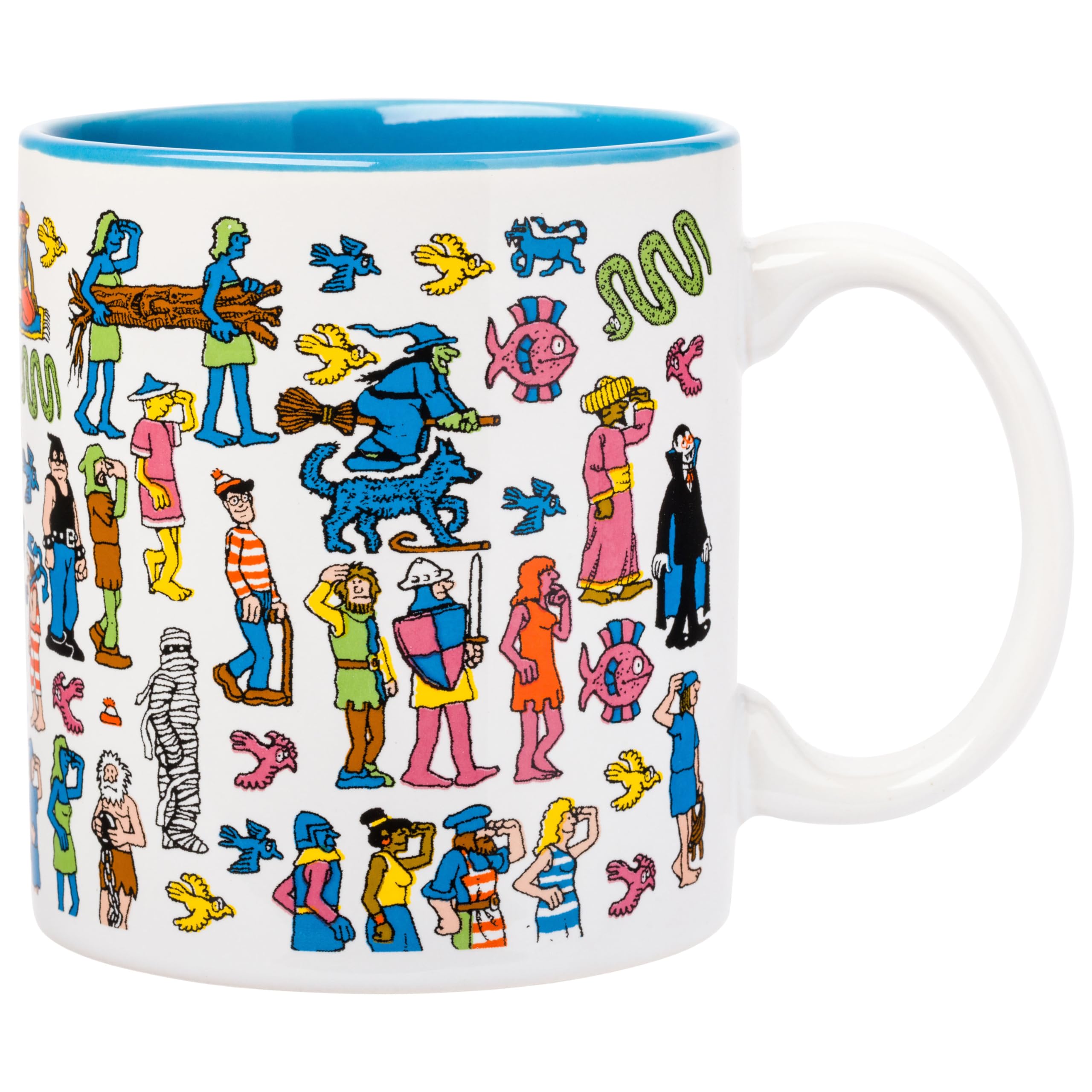 Silver Buffalo Where's Waldo Fantastic Figures 20oz Ceramic Mug