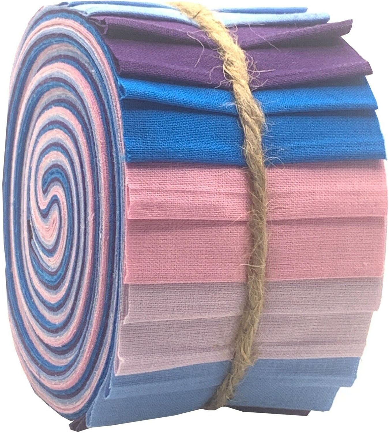Plain Fabric Jelly Rolls for Quilting 100 Precut Quilting Fabric