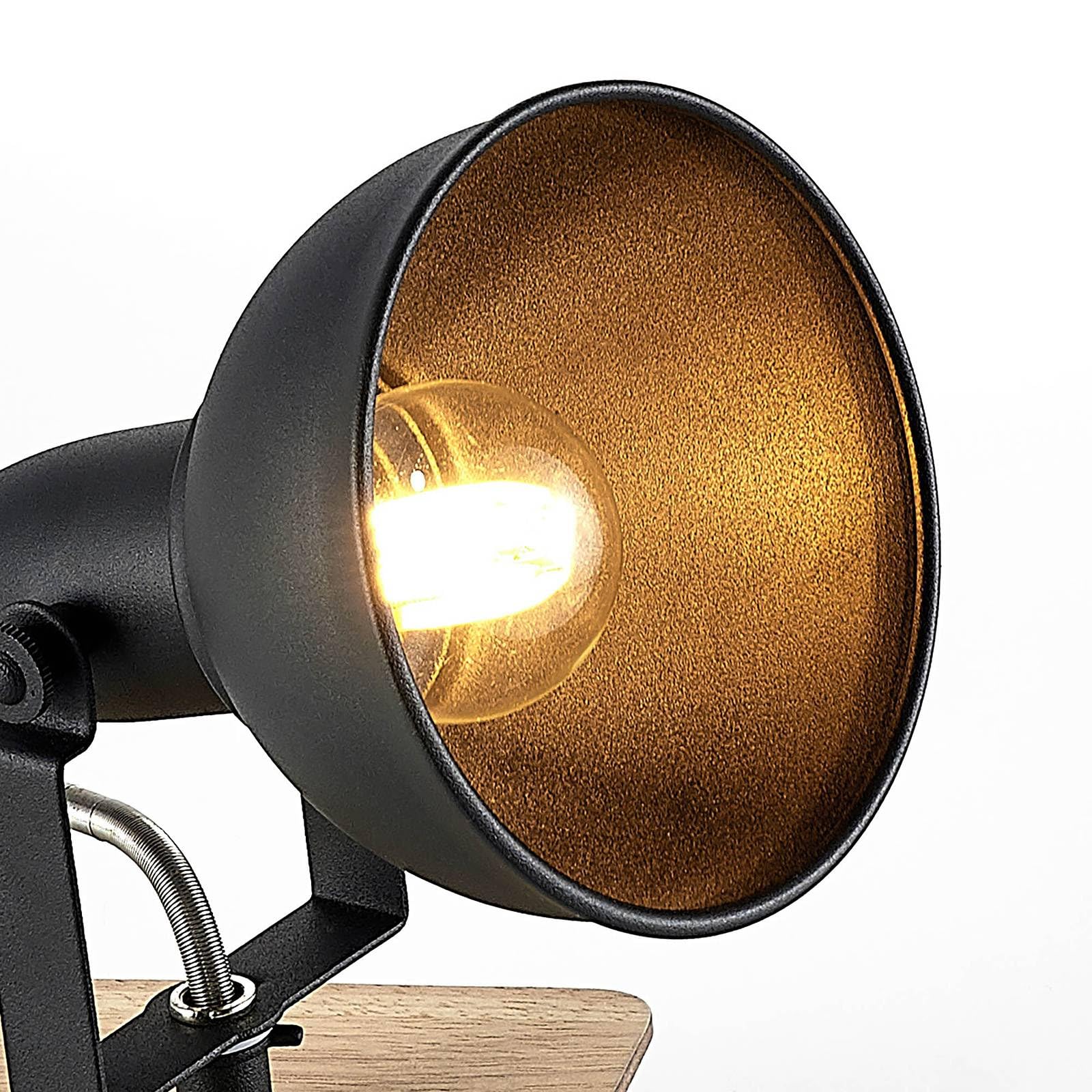 Lindby Spot Aylis à intensité variable (Modern, Industriel) en Marron Métal e. a. pour Salon & Salle manger (1 lampe,à E14) Lampe encastrable plafonnier applique