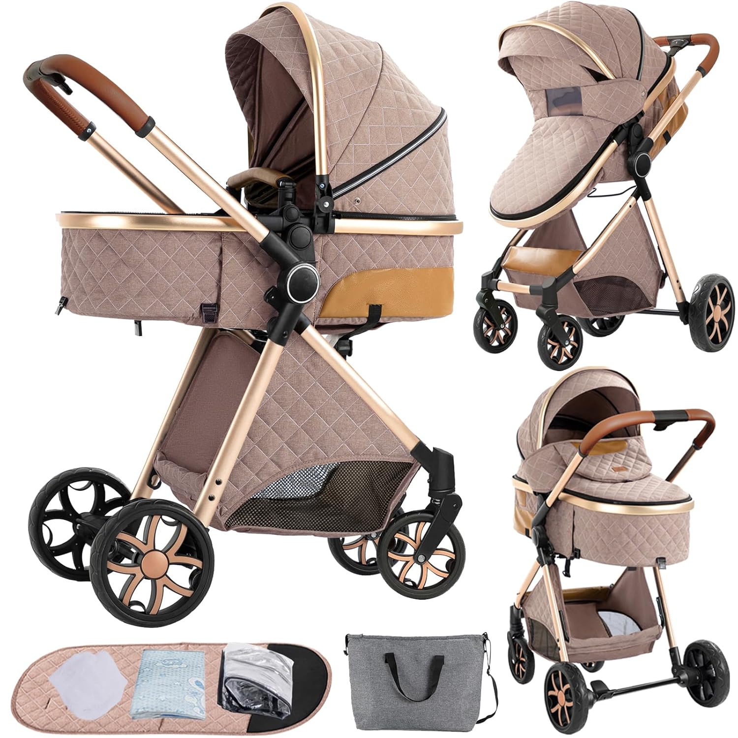 in Convertible Baby Stroller with Bassinet Mode, Colombia Ubuy