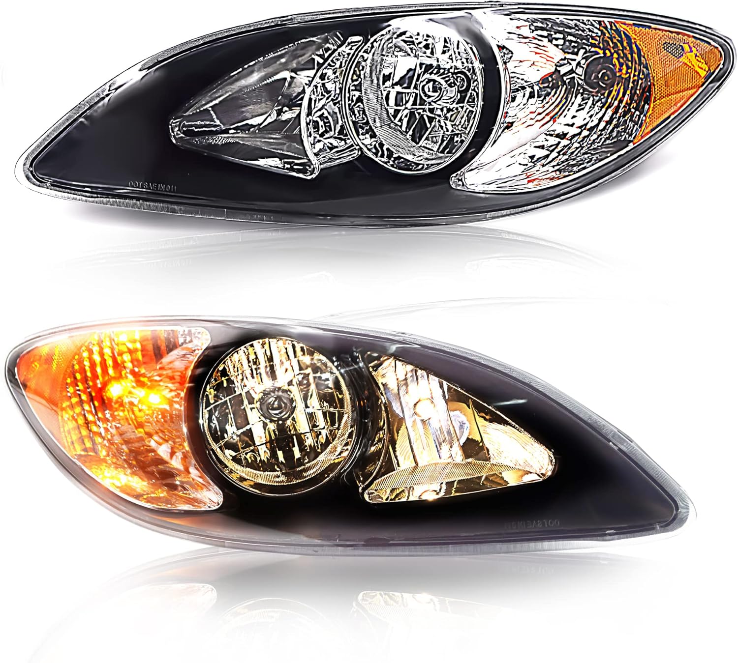 Torque Headlight PAIR Replacement for 2008-2016 International Prostar Pro Star semi Trucks [Included All Bulbs] Assembly DOT SAE Approved Driver Left Passenger Right Side Set (TR041-L, TR041-R)