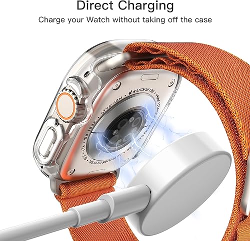 Vista 64 de JETech Funda con protector de pantalla para Apple Watch SE 3/2/1 (2025/2022/2020)/Series 6 5 4 de 1.732 pulgadas, cubierta protectora total