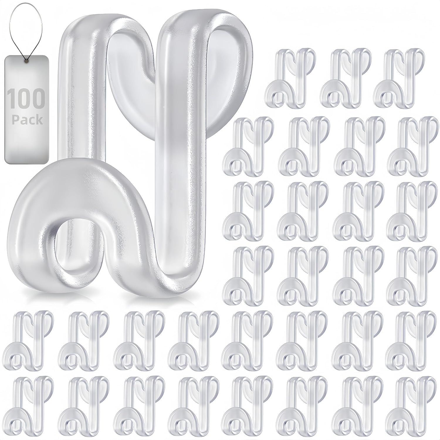 Clothes Hanr Cector Hooks, Plastic Space Saving Heavy Duty Hanr