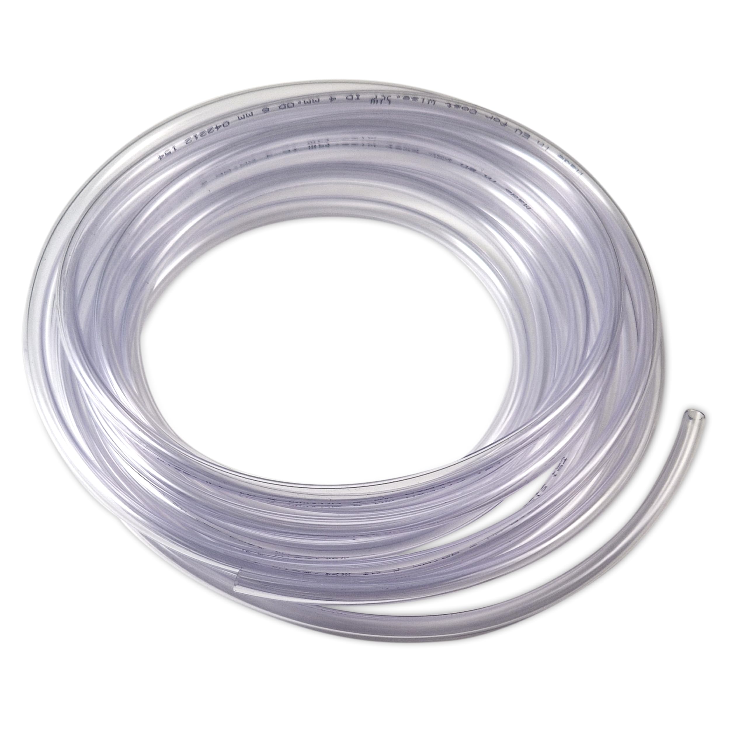 Mypurecore You At The Core Clear Mypurecore 10M Aquarium Airline Pvc Food Grade Tube - 4/6Mm Oxygen Tubing For Fish Tanks, Soft Aquarium Tubing Air Hose, Air Pump Accessories.