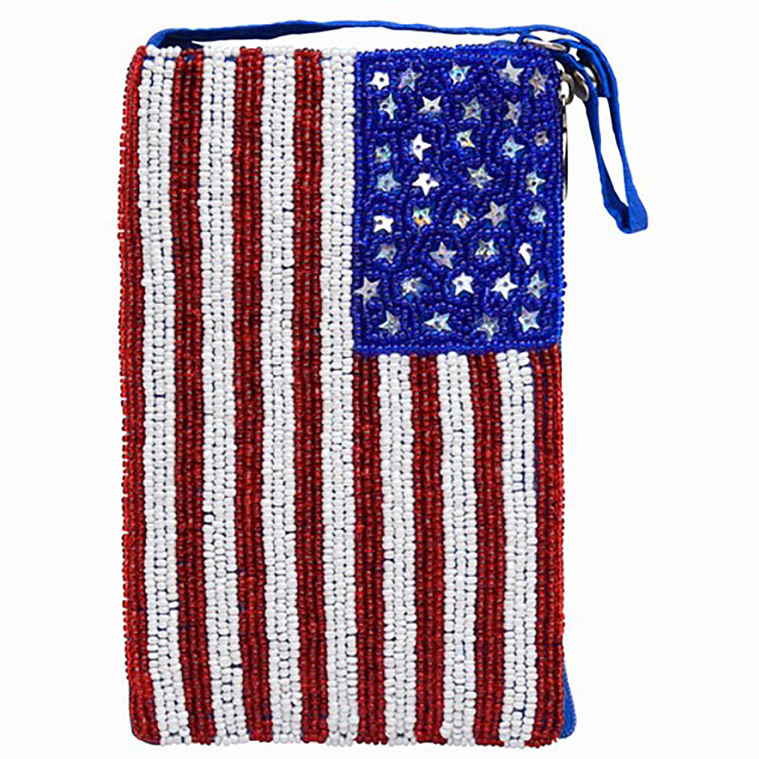 Bamboo TradingBeaded Stars & Stripes Club Bag