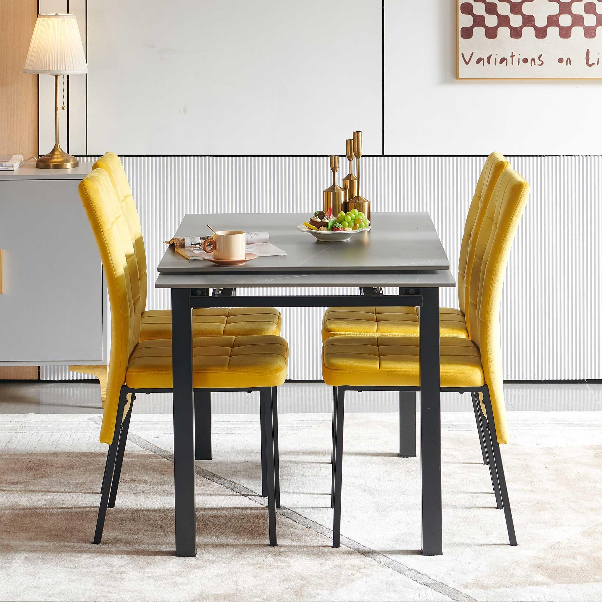 DÉJA Living Eetkamerstoel Skara - Beige/Walnoot - Set van 2 – vtwonen
