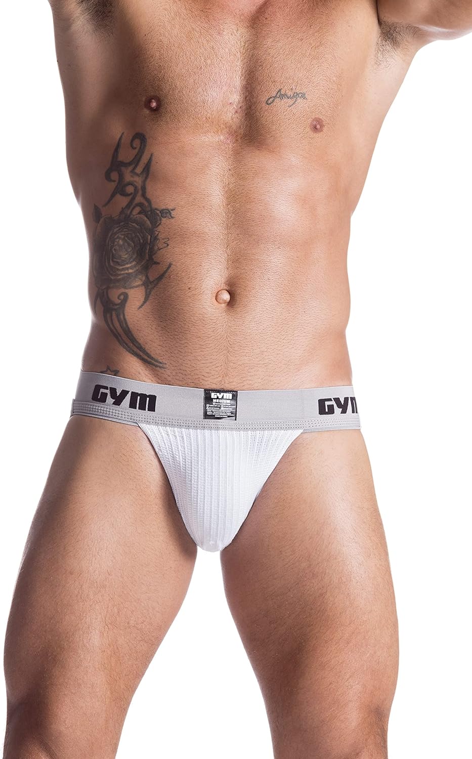 Gym Workout Jockstrap with 2" Waistband: Clothing