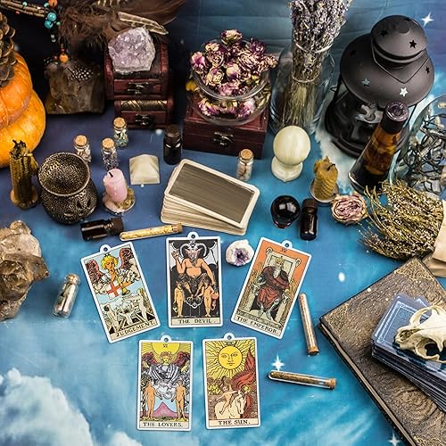 Miniatura 7 de 12 unidades de ambientador de aire para automóvil, tarjetas de tarot colgantes, tarjetas perfumadas de rebanada de fragancia, lindo ambientador de