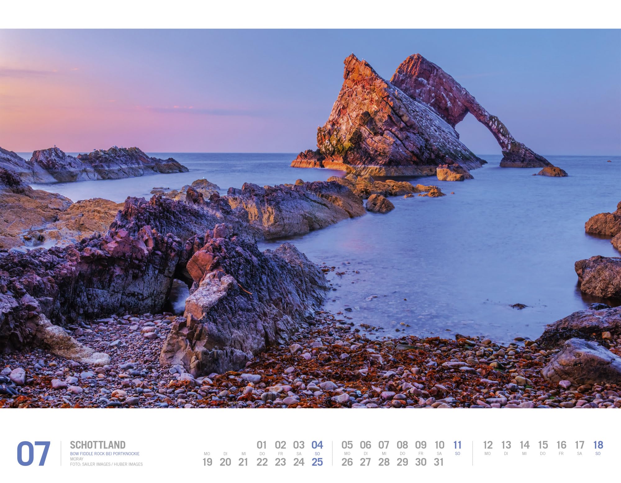 Schottland Kalender 2027 | Unterwegs zwischen Highlands und Hebriden: Imposanter Reise-Kalender im großen Querformat (54x42 cm) | Edinburgh