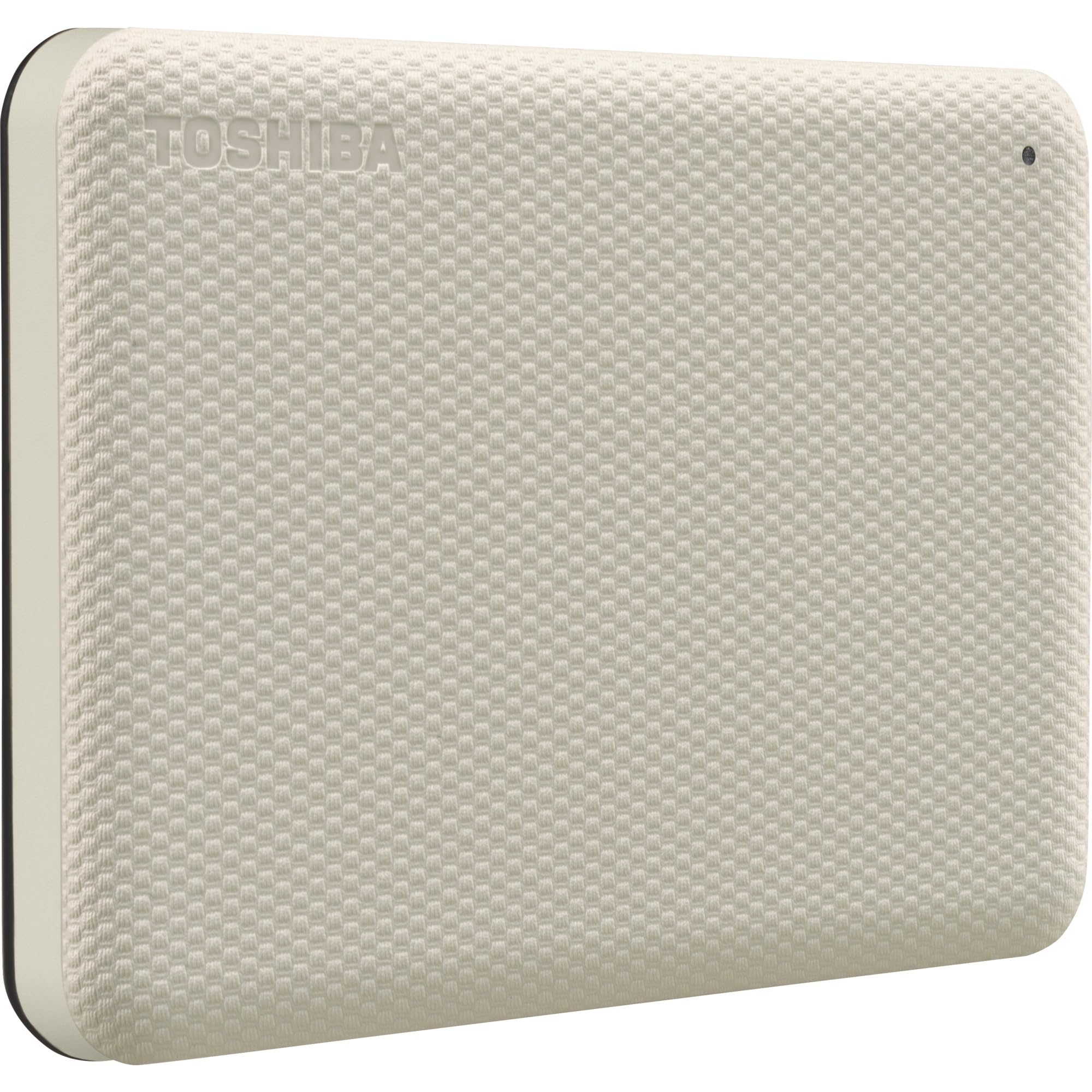 Disco Rigido Esterno - Toshiba - Canvio Advance - 2 Tb - Bianco - Software Di Sicurezza E Backup Incluso