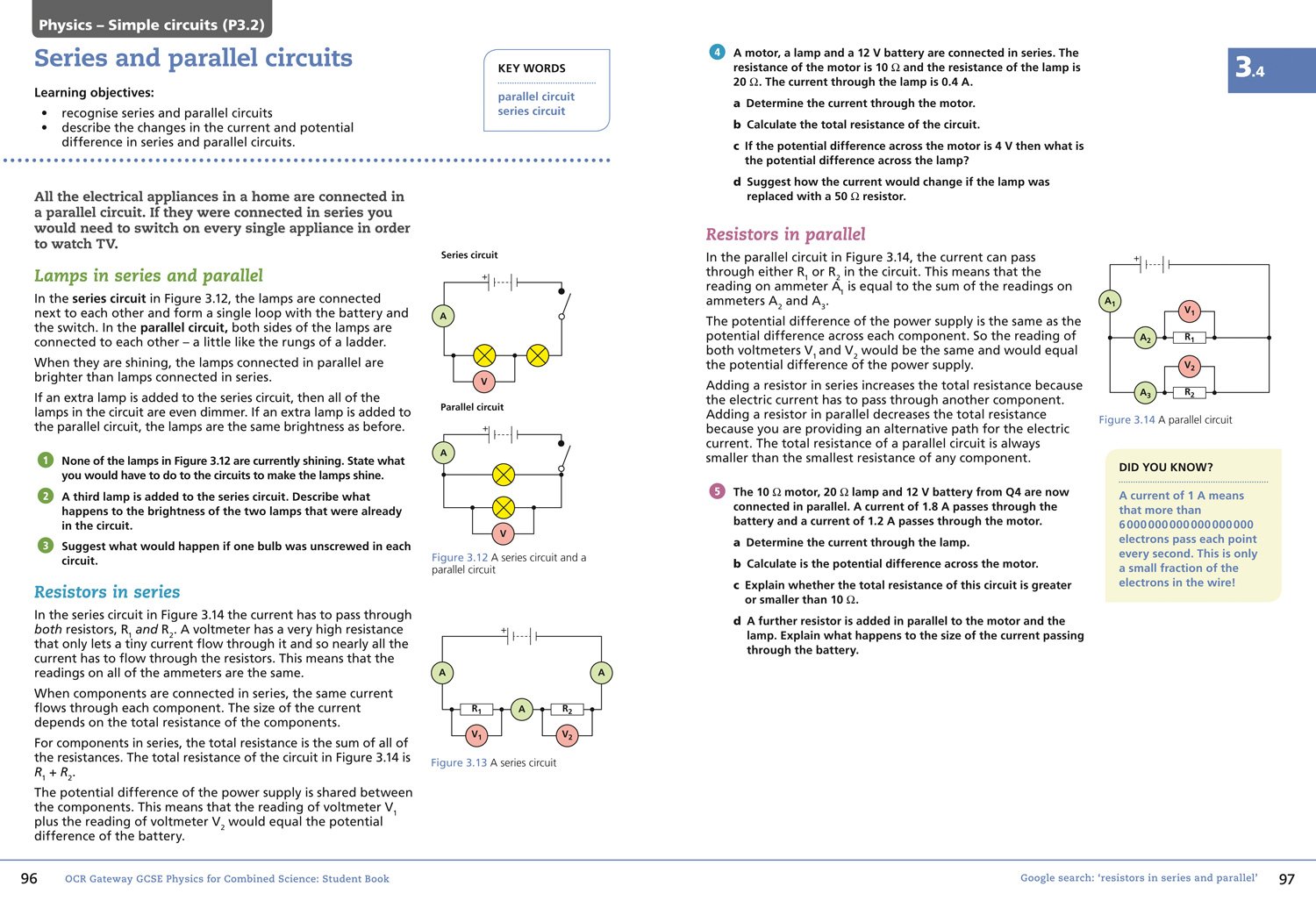 OCR Gateway GCSE Physics for Combined Science 9-1 Student Book