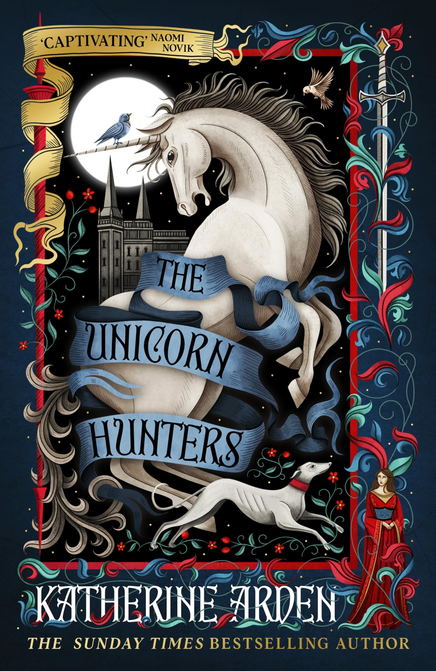 SIGNED - The Unicorn Hunters By Katherine Arden SPRAYED Edges New 1st Edition HB
