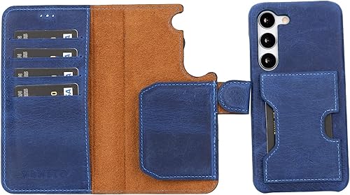 Miniatura 79 de Venito Funda tipo cartera para iPhone 15 con tarjetero y bloqueo RFID, funda de cuero para teléfono, funda desmontable de 6.1 pulgadas, Florencia