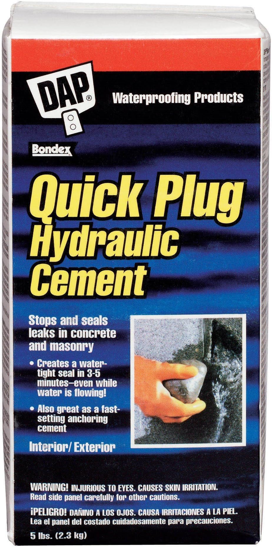 DAP Bondex Quick Plug Hydraulic & Anchoring Cement 5 lb.