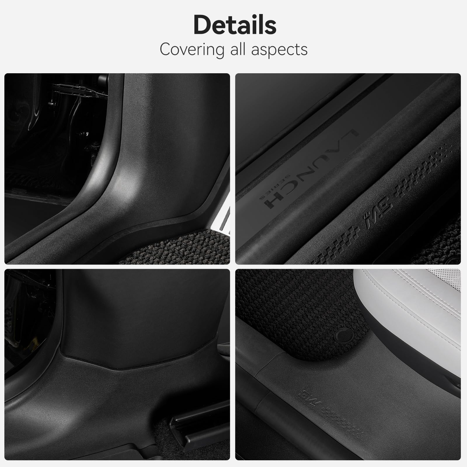 3W Progi drzwi pasujące do modelu 2025 2026 Tesla Model Y Juniper 5 szt