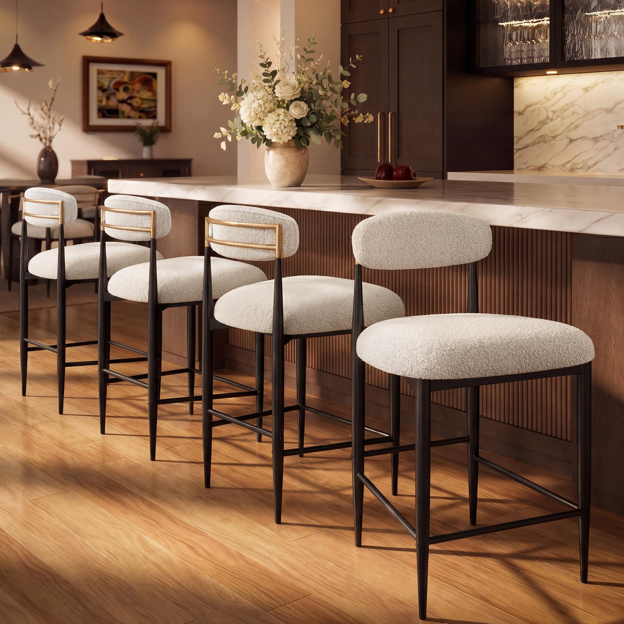 Morden Fort Counter Height Bar Stools Set of 4