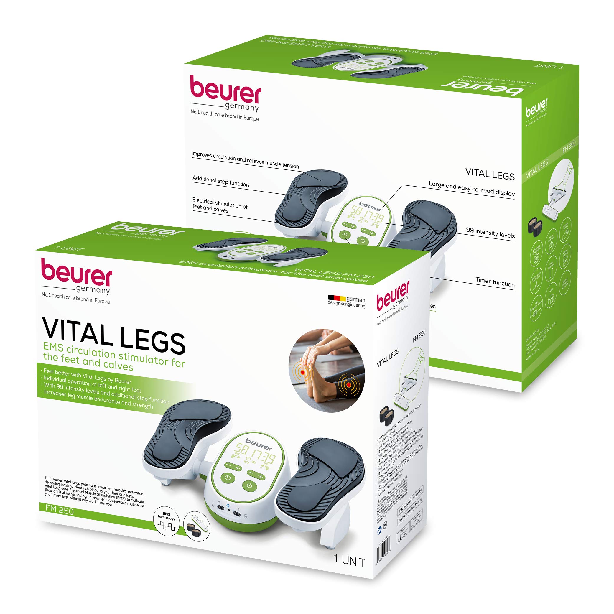 Beurer EMS Foot Massager Machine Circulation Booster Revitalize