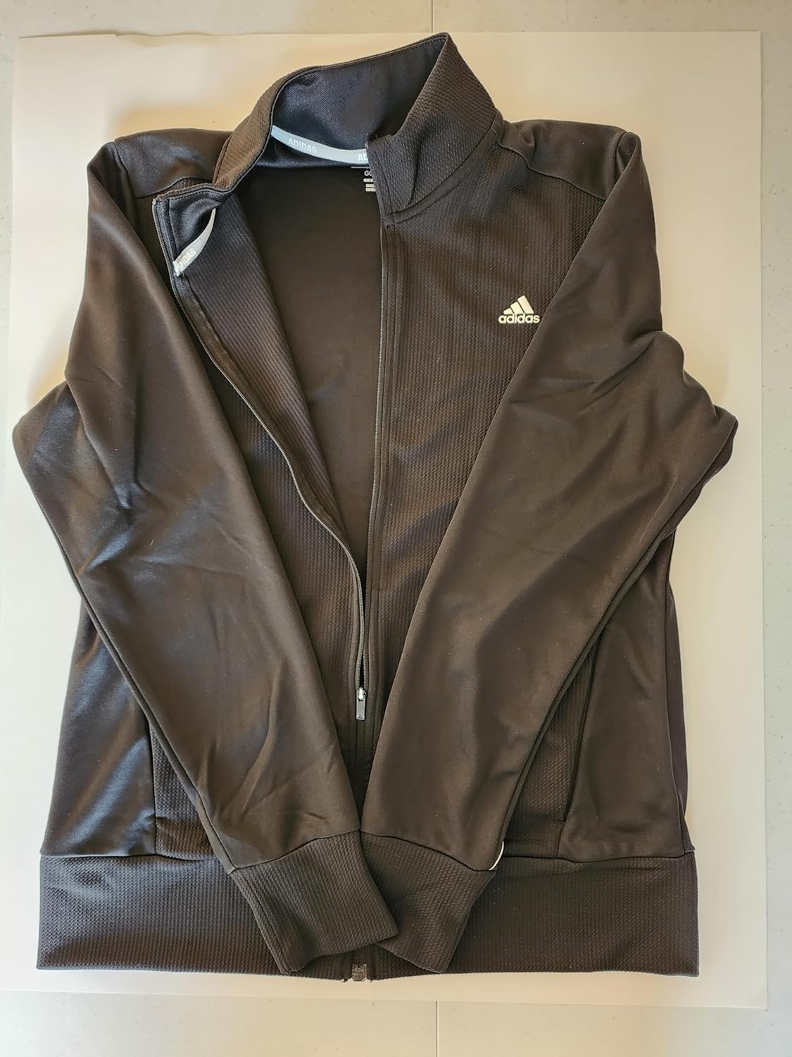 adidas Women's Textured Jacket Zip Front - Image 3