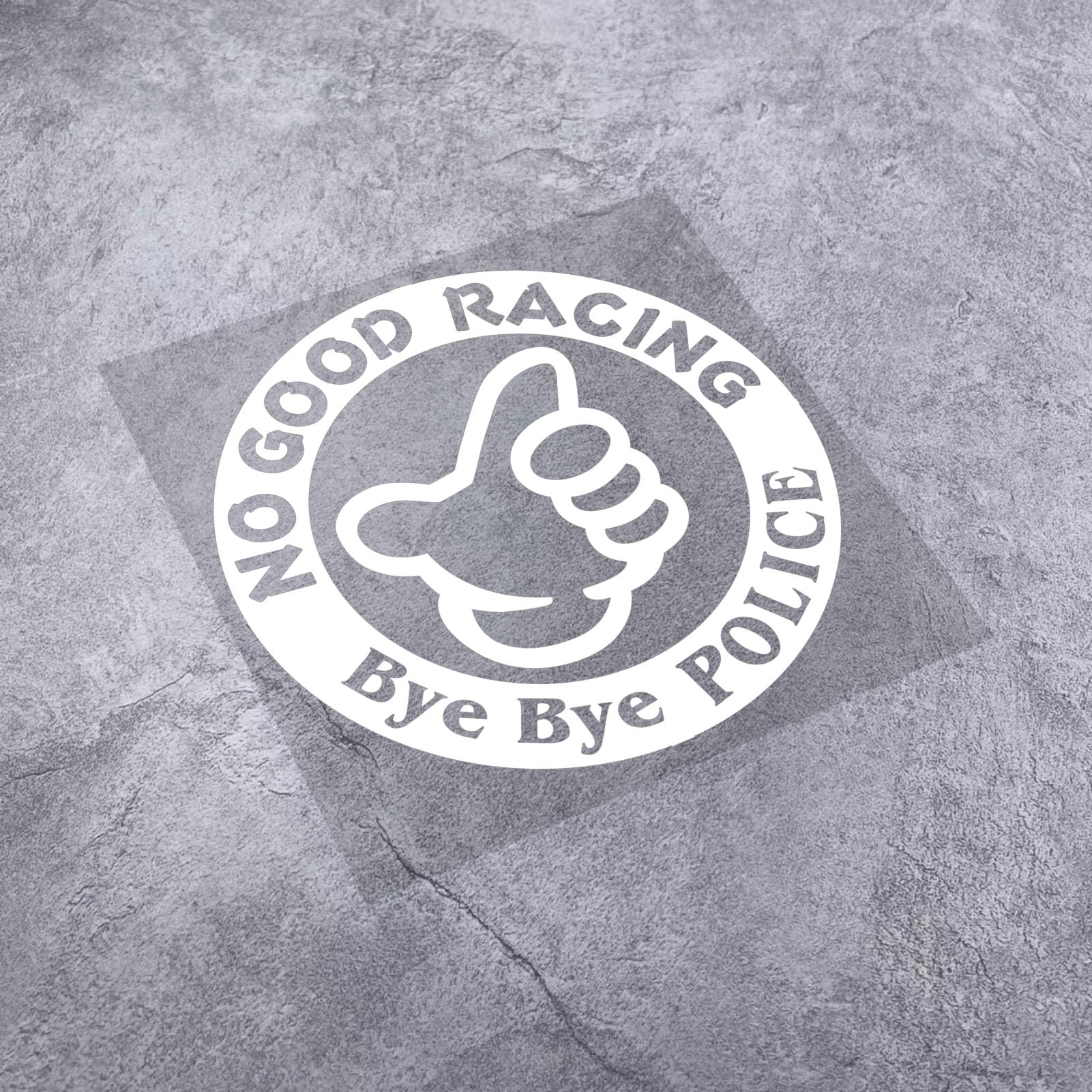 DXYMOO No Good Racing Car Stickers Osaka Kanjo Japanese Style Vinyl Applique for Auto Truck Window Tail Decals 2PCS 10x10cm (Black, 2)