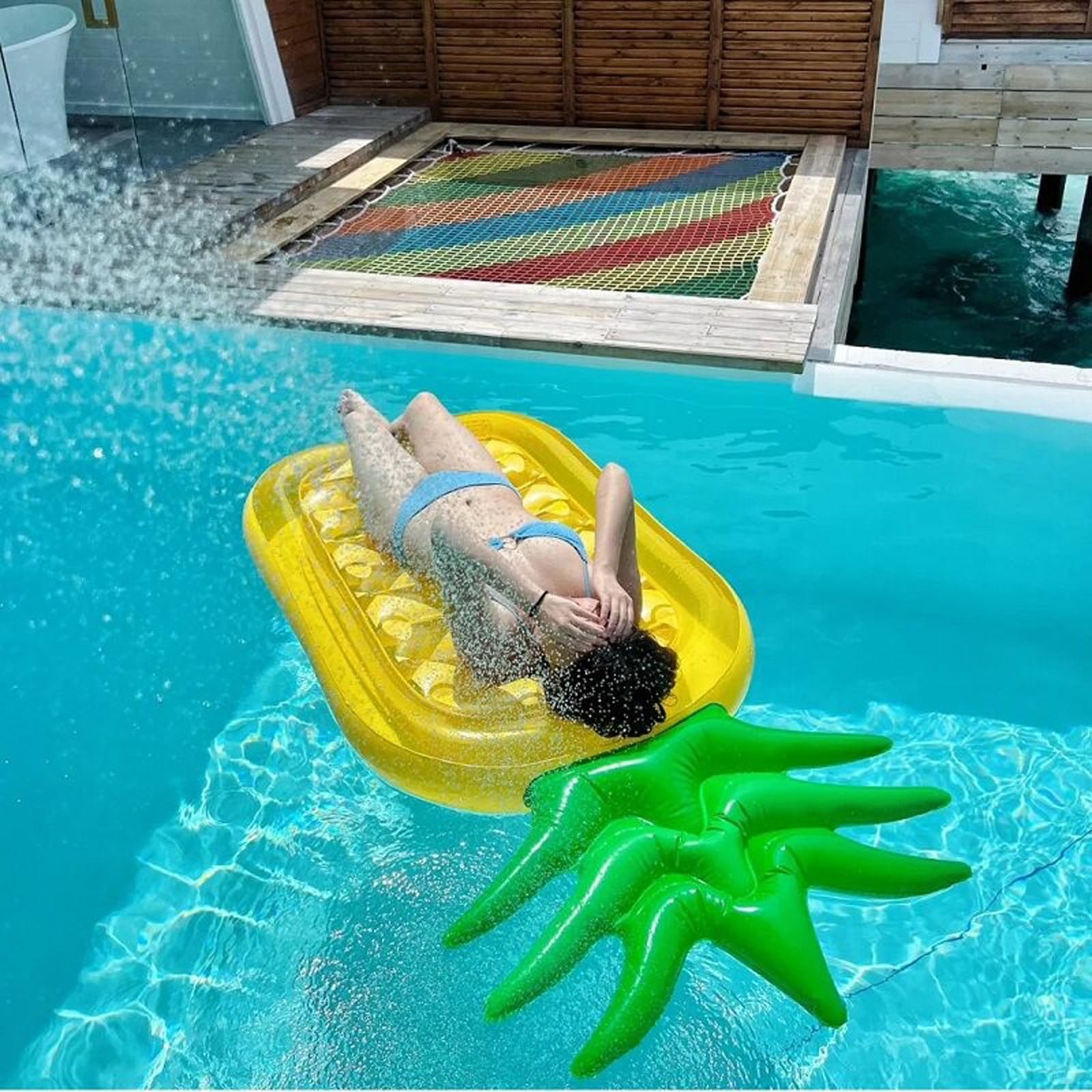 Matelas Gonflable Piscine, Matelas Pneumatique Piscine | Amusantes et Faciles À Transporter, Idéales pour les Fêtes D'été à la Plage