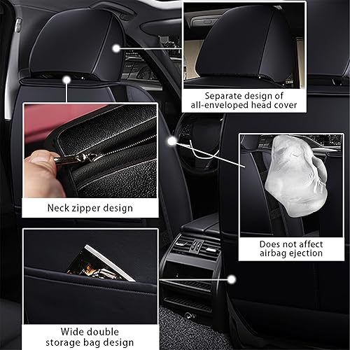 Miniatura 4 de Fundas de asiento de automóvil para Volkswagen Beetle 2012-2019, funda de asiento de automóvil de cuero de alta calidad para 2 asientos, estándar,