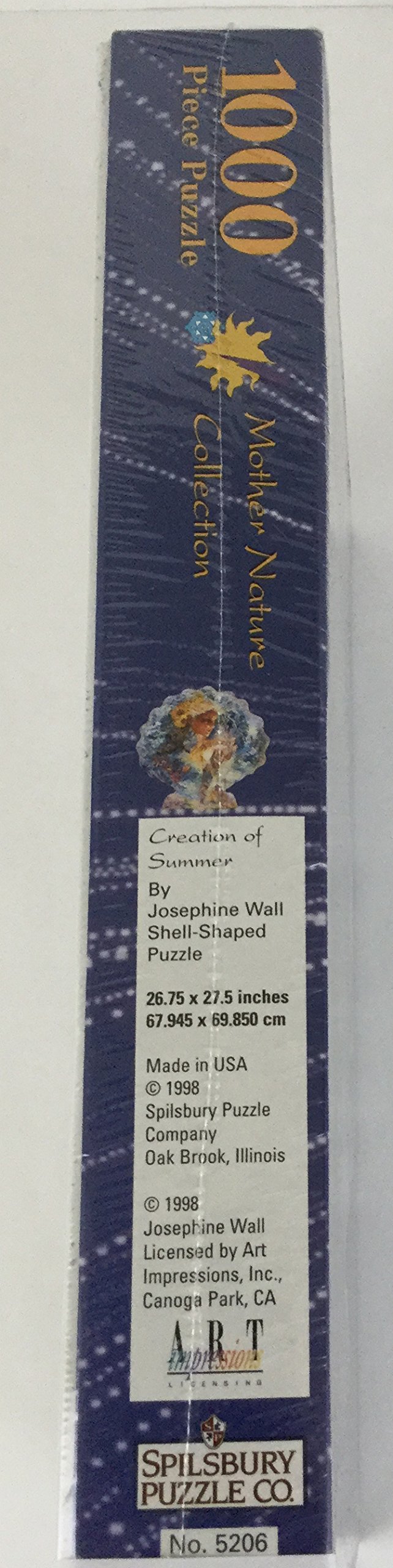 Josephine Wall Collezione Madre Natura ~ Creazione dell'Estate ~ Puzzle a forma di 1000 pezzi