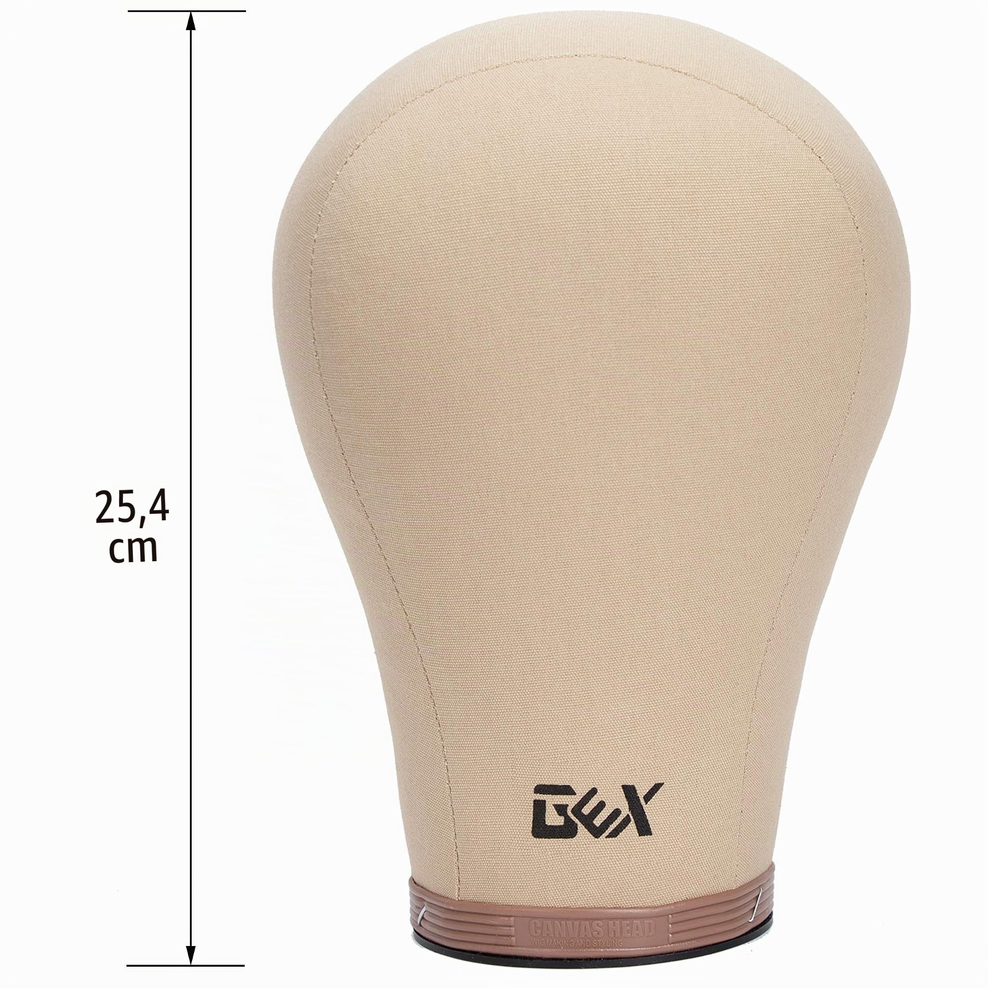 gexworldwide AOKEY GEX Cabeza de maniquí, lienzo de corcho, 51-61 cm, 22"
