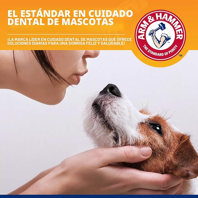 Foto 5 de 6 de Arm & Hammer Tartar Control Dental Kit para Perros, Banana Mint White