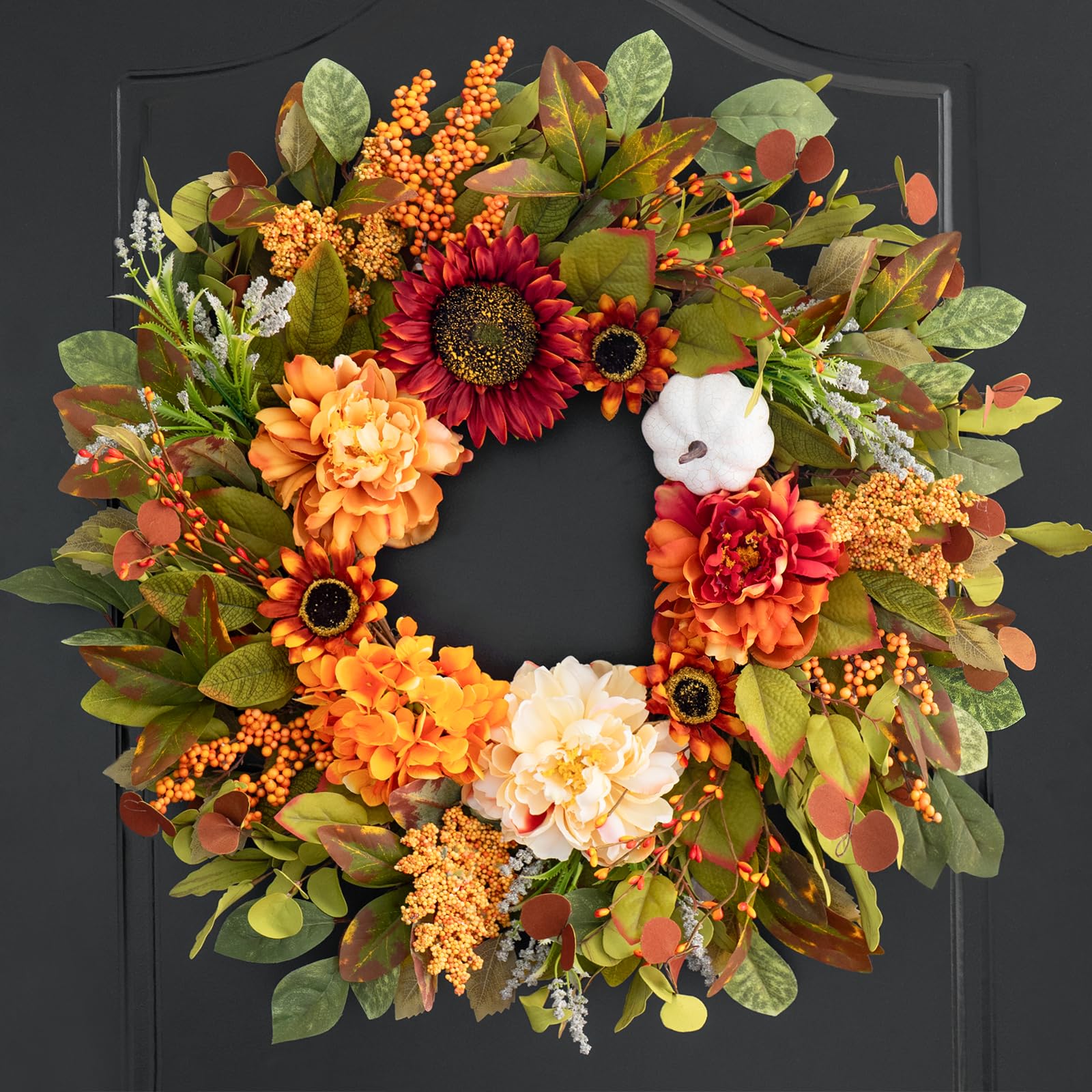 Soomeir 23" Peony Wreath